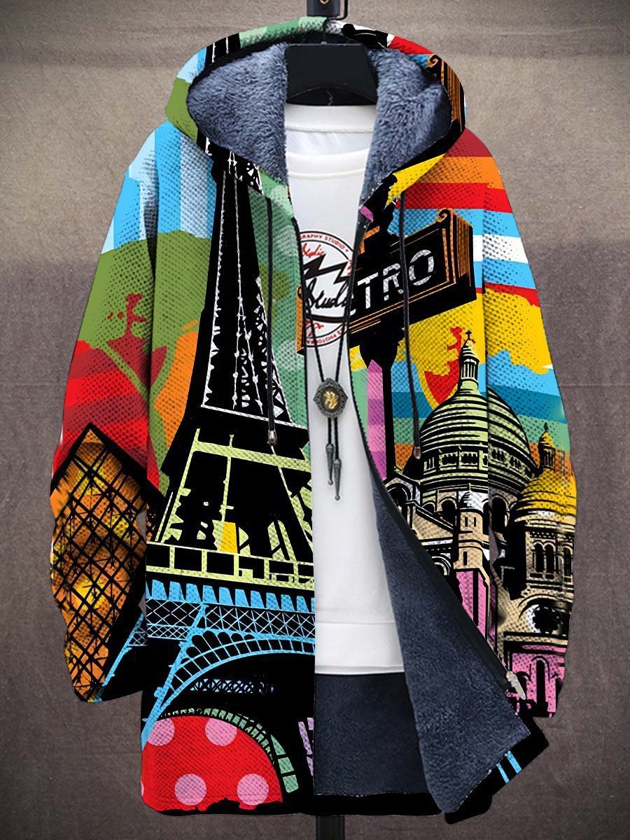 Emiliano | Chaqueta Artística con Capucha y Cremallera