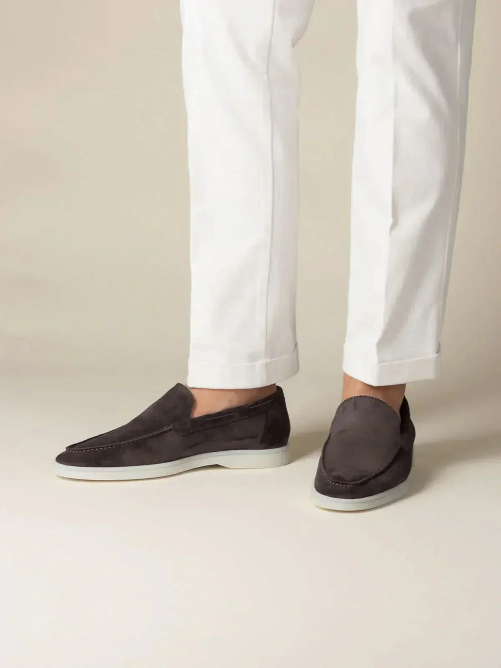 Clásico | Mocasín de Ante — Marrón