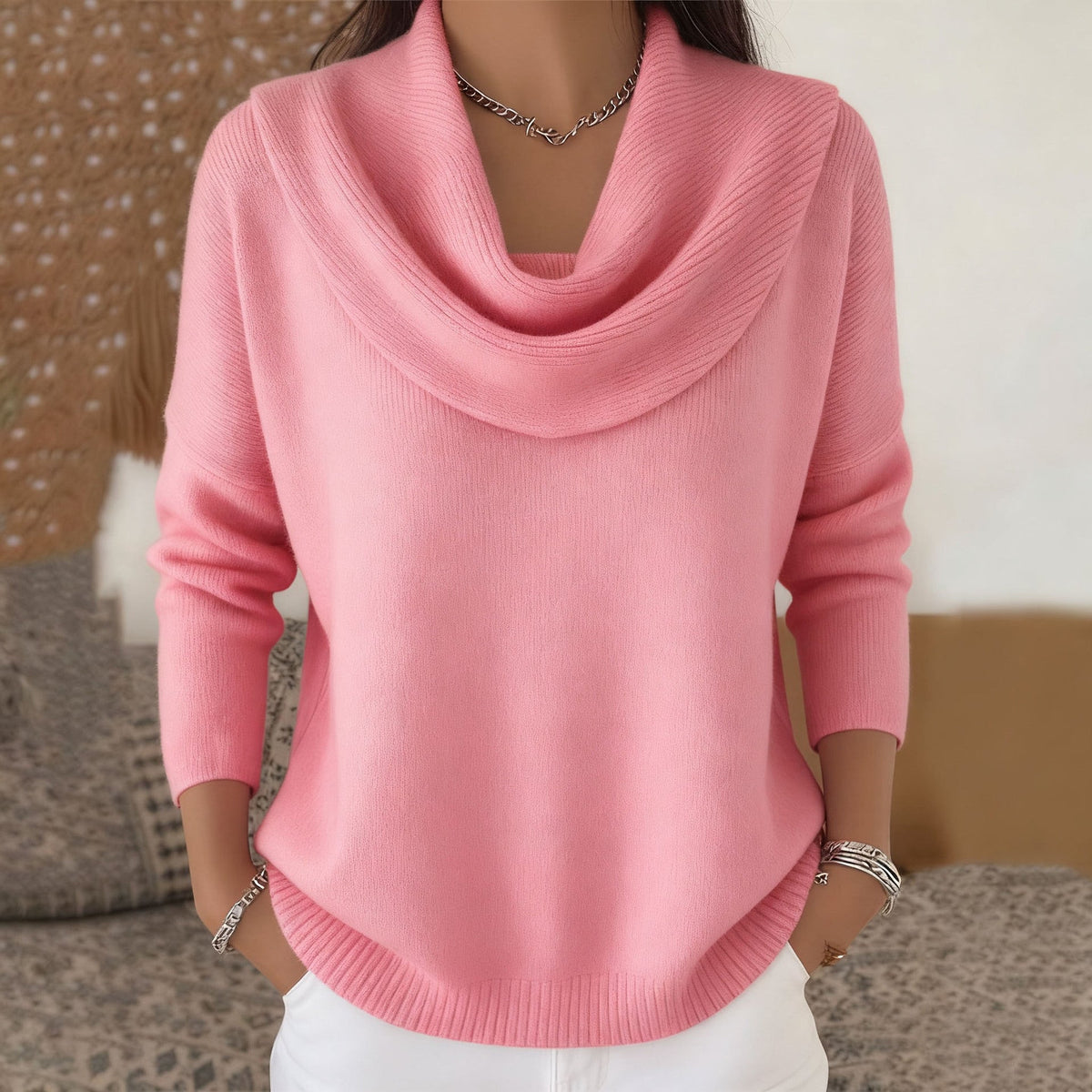 Julieta | Cowl Neck Jumper