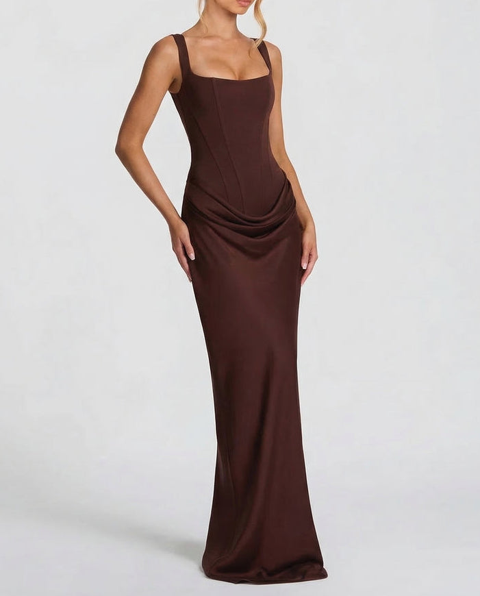 Sienna | Vestido maxi corsé elegante