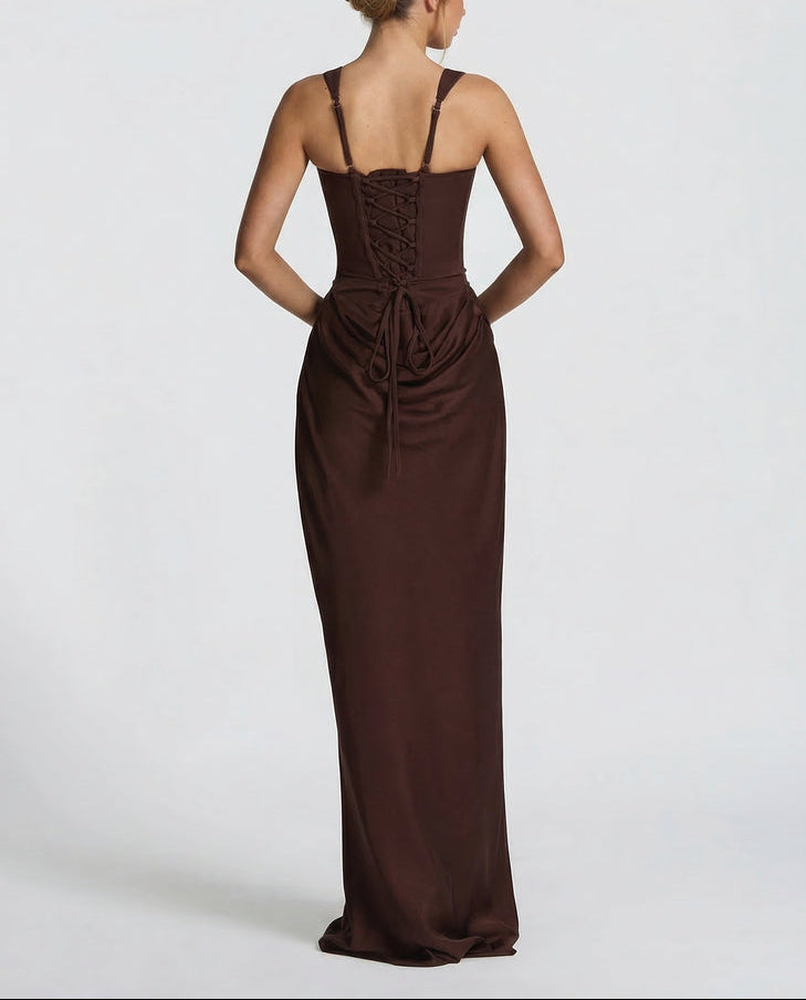 Sienna | Vestido maxi corsé elegante