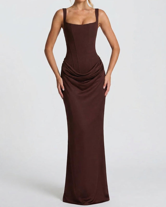 Sienna | Vestido maxi corsé elegante