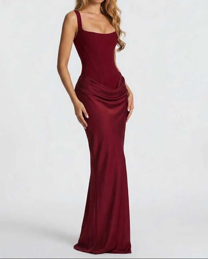 Sienna | Vestido maxi corsé elegante
