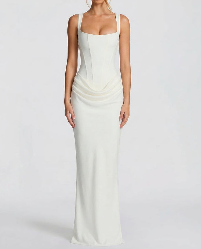 Sienna | Vestido maxi corsé elegante