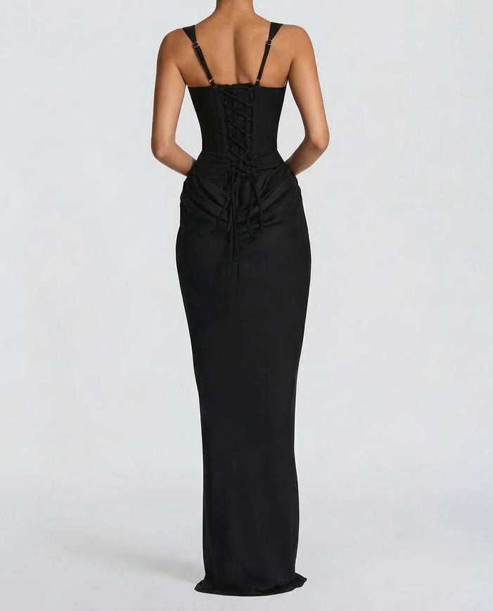 Sienna | Vestido maxi corsé elegante
