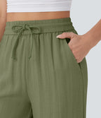 Martina | Pantalones estilo lino