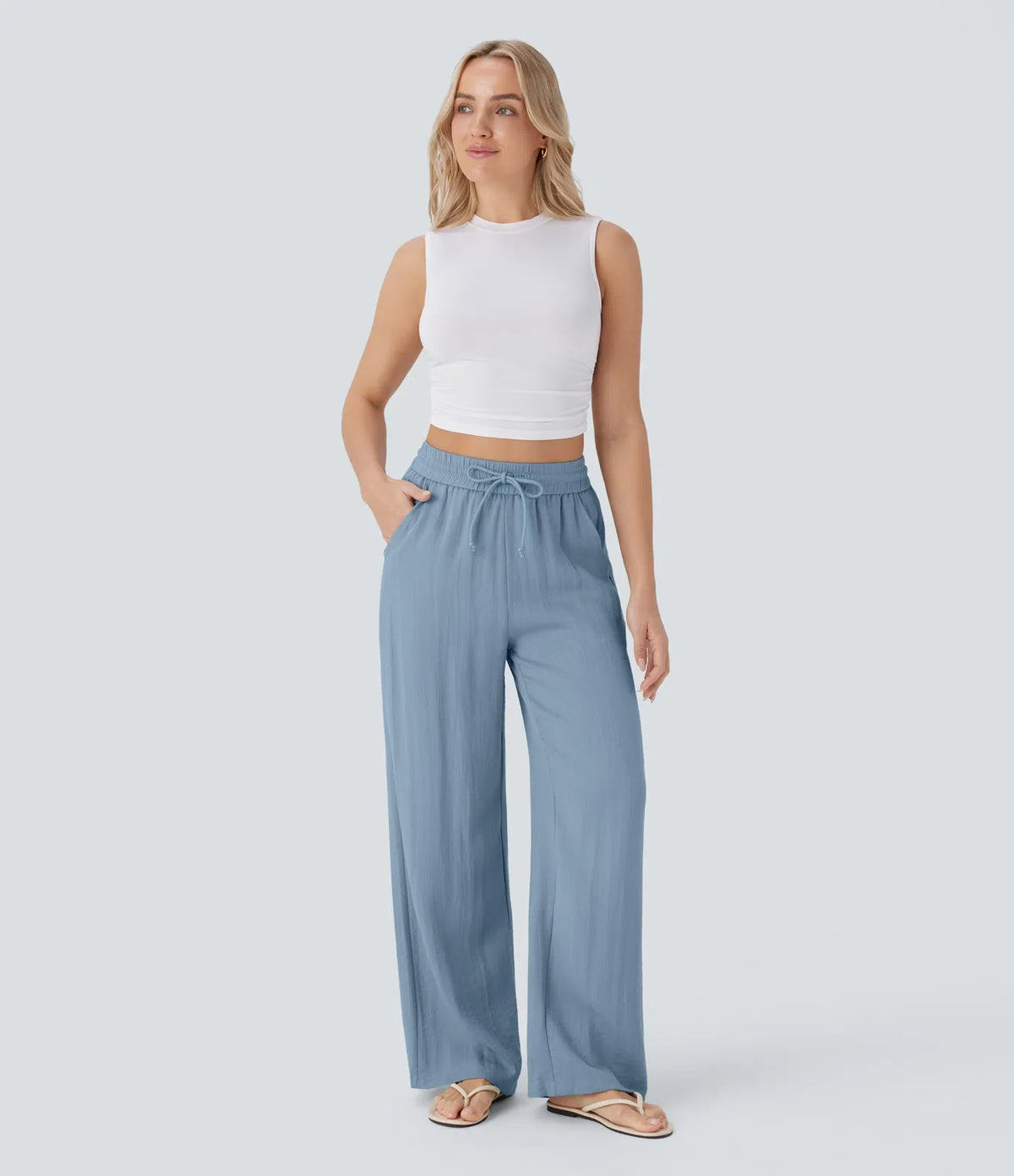 Martina | Pantalones estilo lino