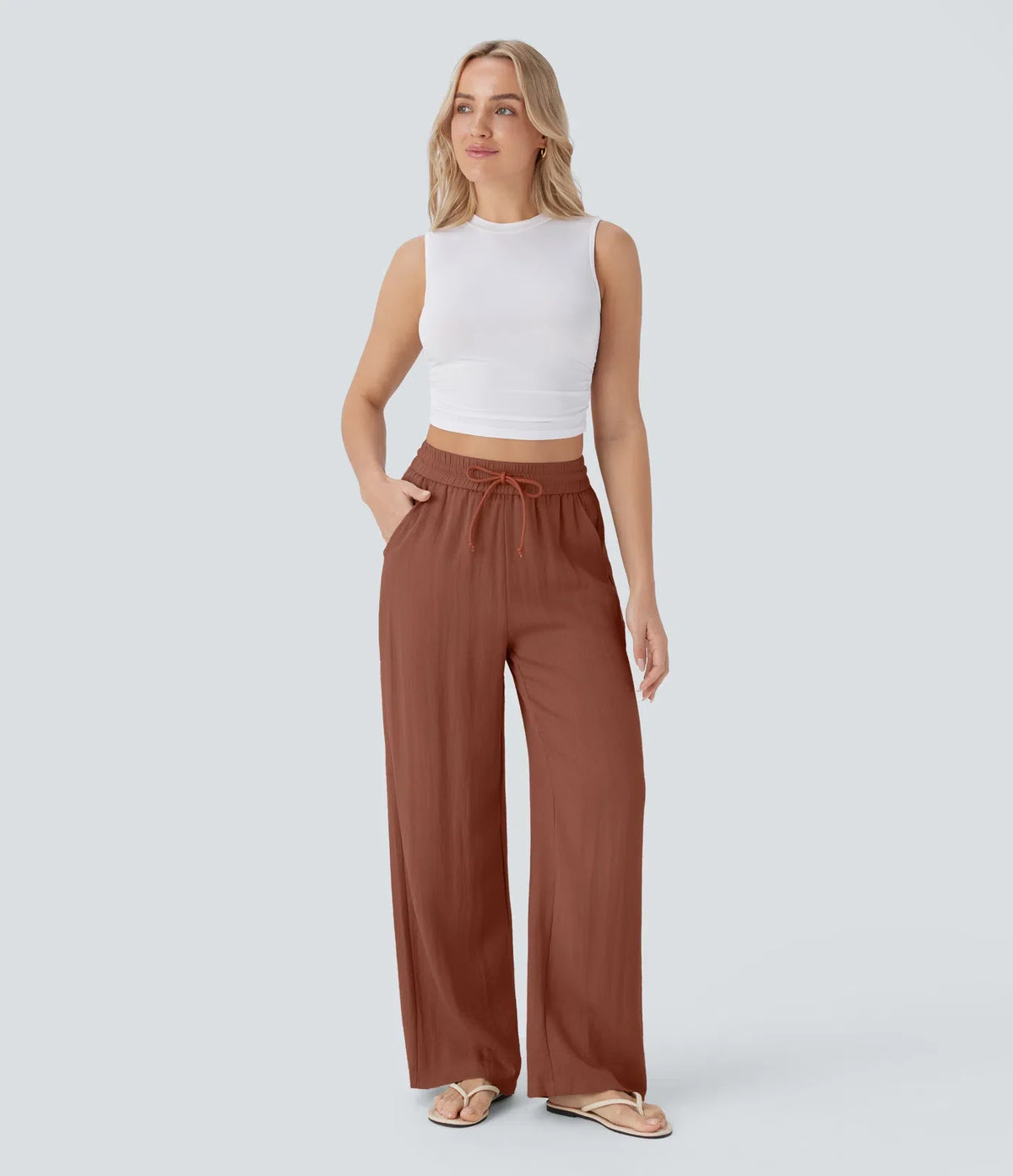 Martina | Pantalones estilo lino