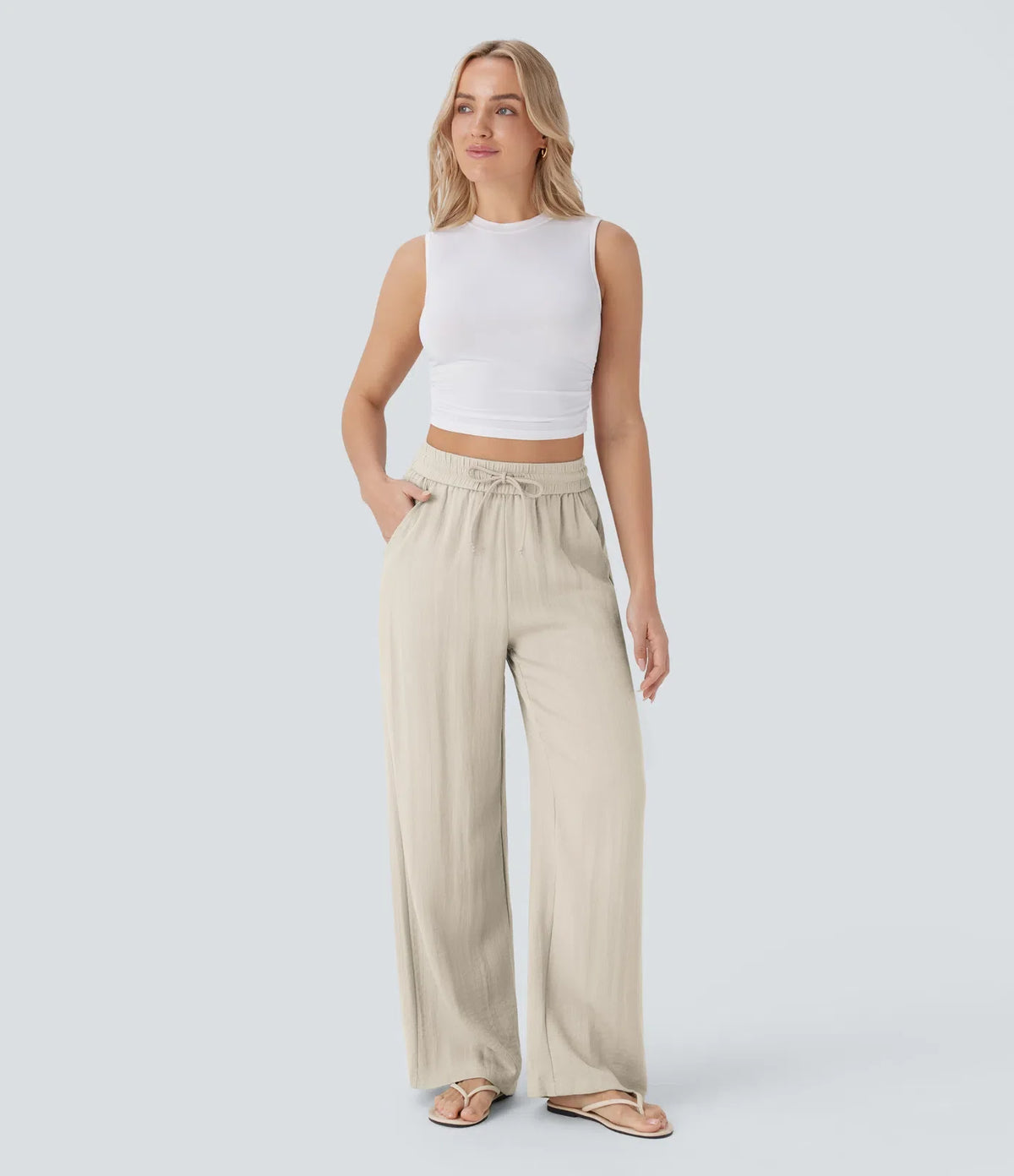 Martina | Pantalones estilo lino