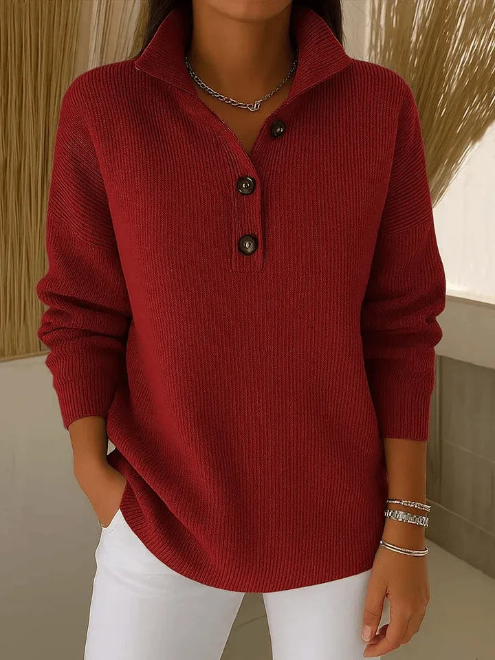 Florencia | Jersey Polo de Cuello en V