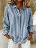 Jacinta | Camisa de Rayas con Botones