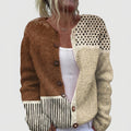 Fuensanta | Cárdigan vintage de punto patchwork