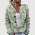 Edurne | Cárdigan floral vintage en tonos pastel