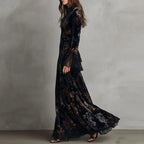 Cecilia | Vestido Floral con Mangas Acampanadas