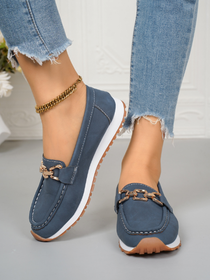 Inés | Mocasines ortopédicos con hebilla
