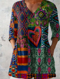 Desiré | Blusa larga con escote en V