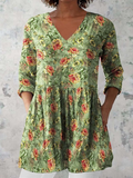 Sara | Blusa larga con escote en V