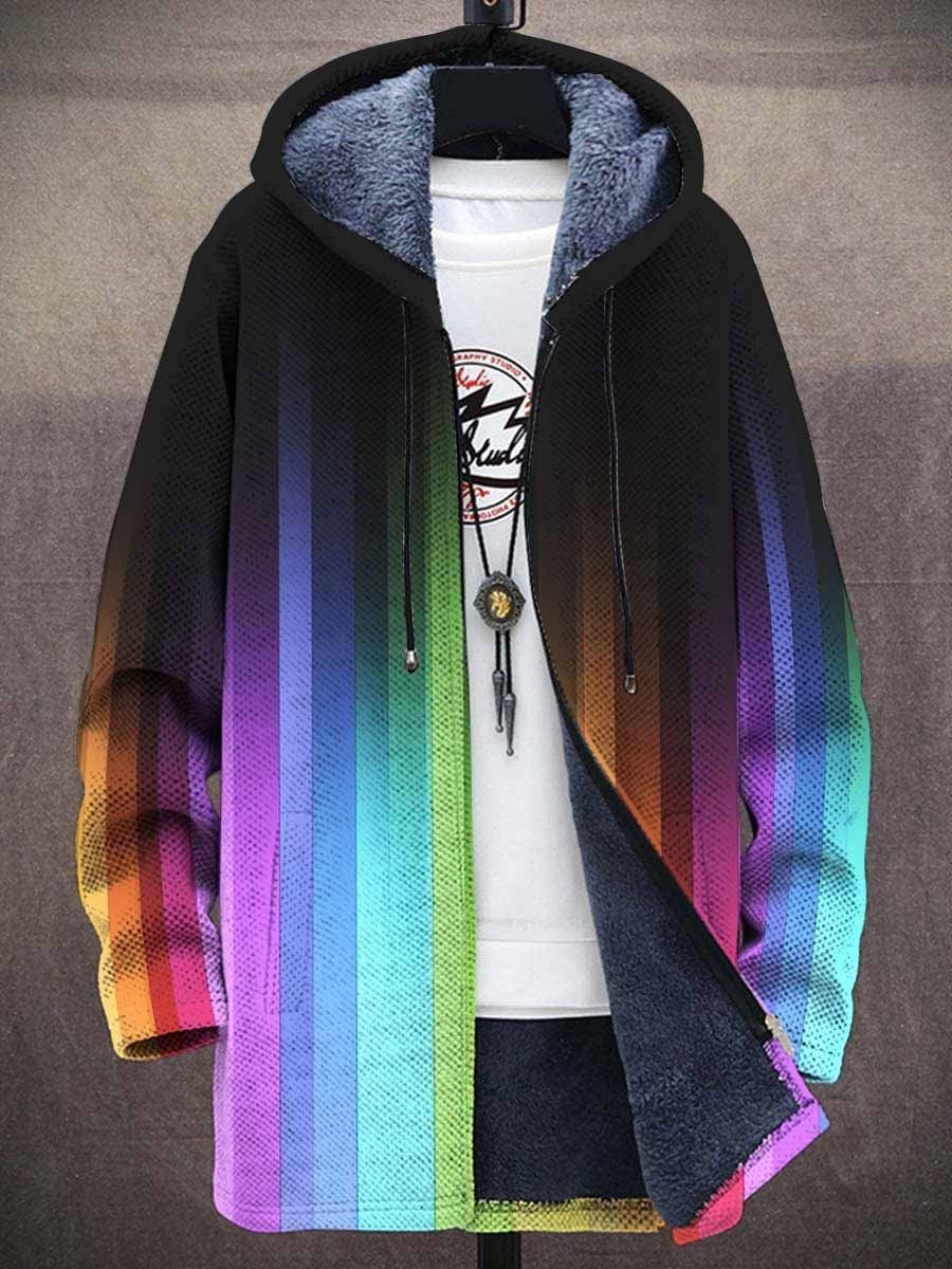 Tobías | Chaqueta de Punto Artística con Capucha