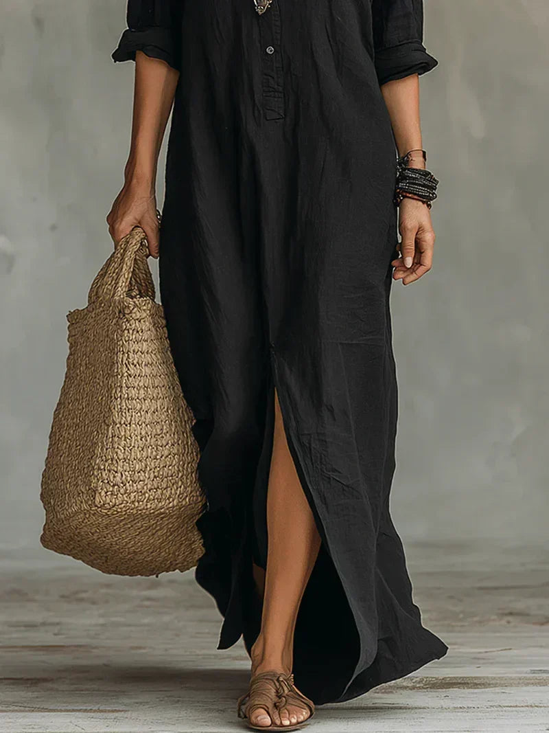 Miriam | Vestido Camisero Maxi