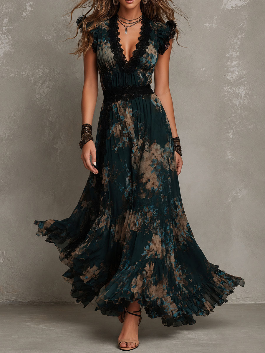Amelia | Vestido Maxi Floral