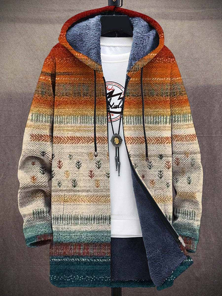 Diana | Chaqueta Larga Artística con Capucha