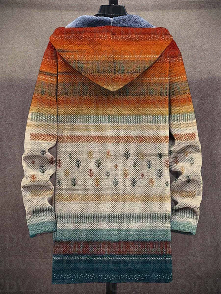 Diana | Chaqueta Larga Artística con Capucha