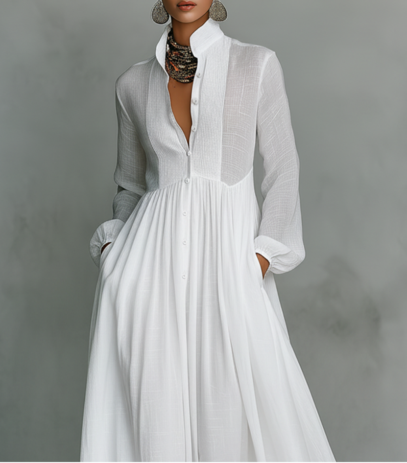 Élisa™ | Vestido maxi minimalista y refinado