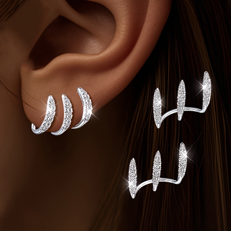 Flora | Pendientes triples