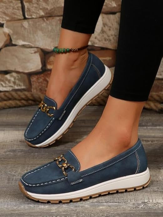 Inés | Mocasines ortopédicos con hebilla