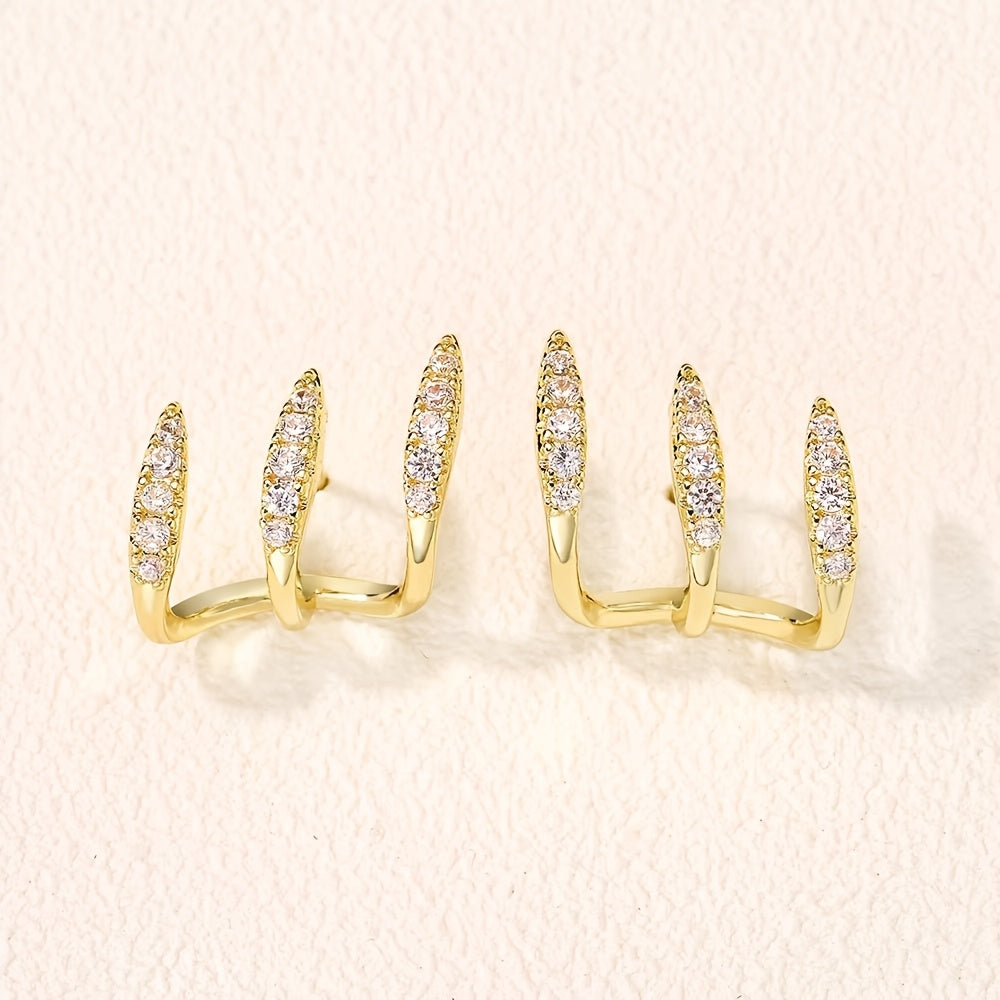 Flora | Pendientes triples