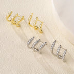 Flora | Pendientes triples