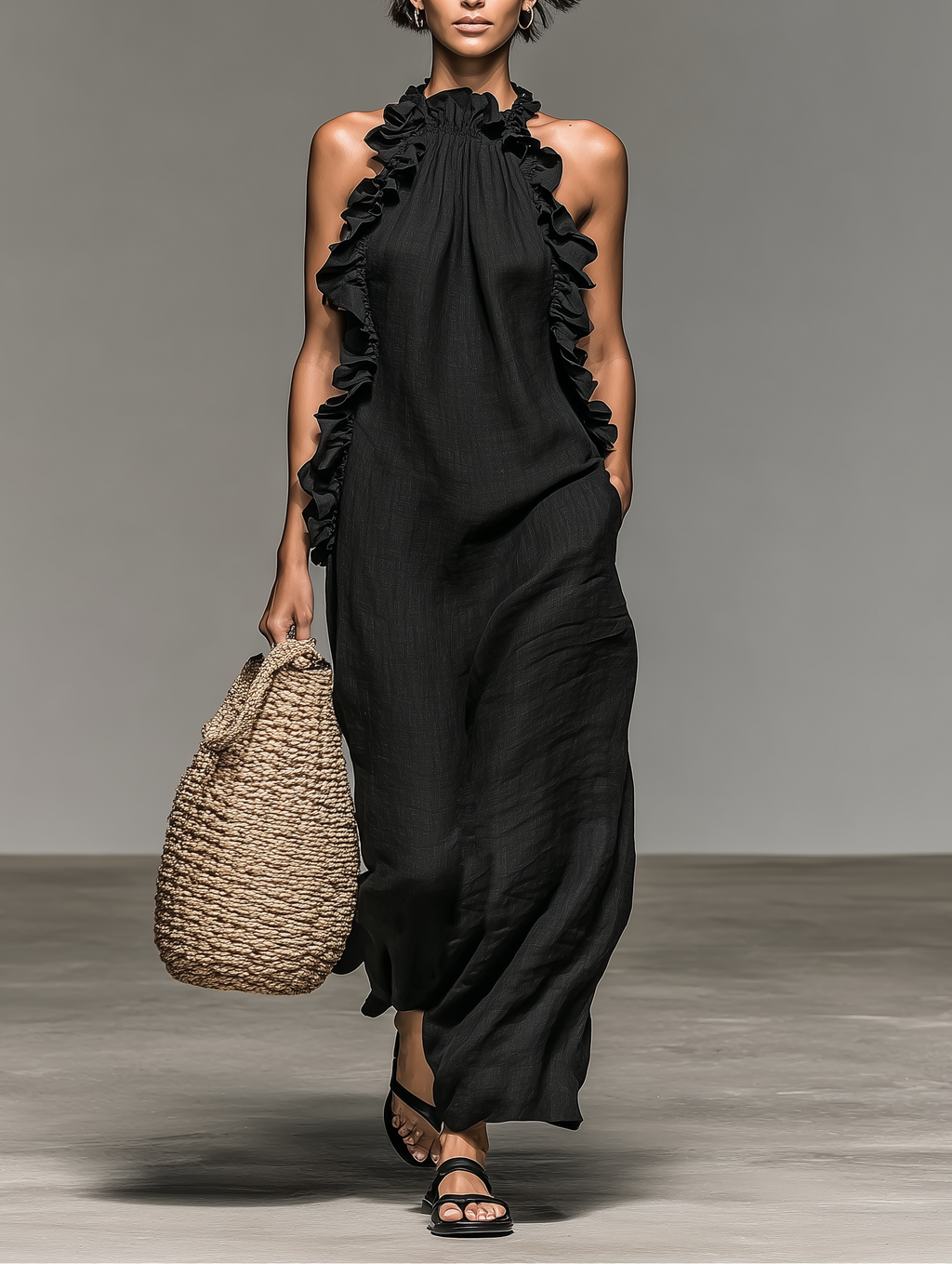 Gladys | Vestido Maxi con Bolsillos