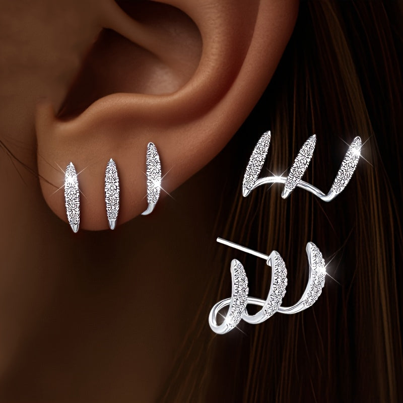 Flora | Pendientes triples