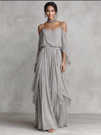 Isabel | Conjunto fluido con top de tirantes y pantalón ligero