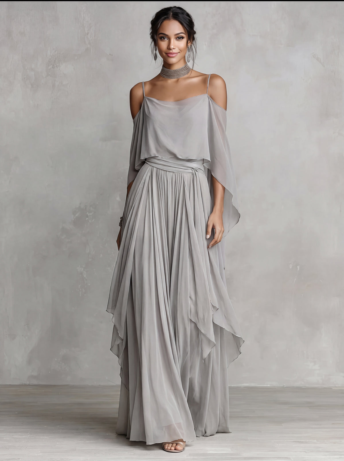 Isabel | Conjunto fluido con top de tirantes y pantalón ligero