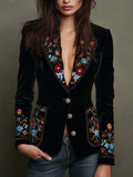 Julia | Blazer Bordado con Flores Multicolor