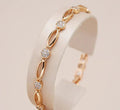 Socorro | Pulsera dorada con circonitas