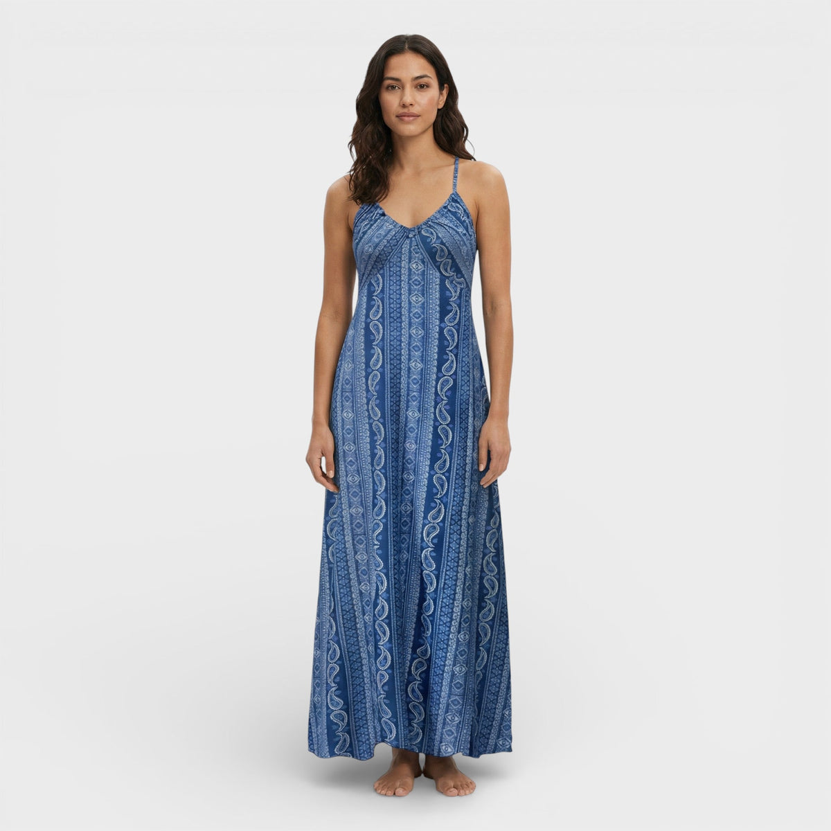 Sira™ | Vestido largo bohemio con estampado étnico