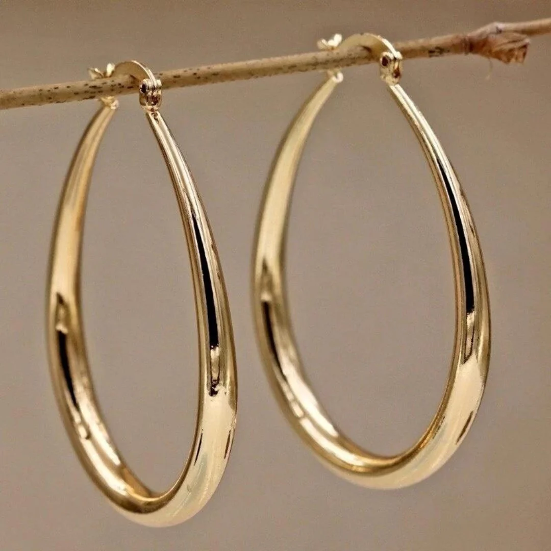 Nieves | Pendientes dorados vintage