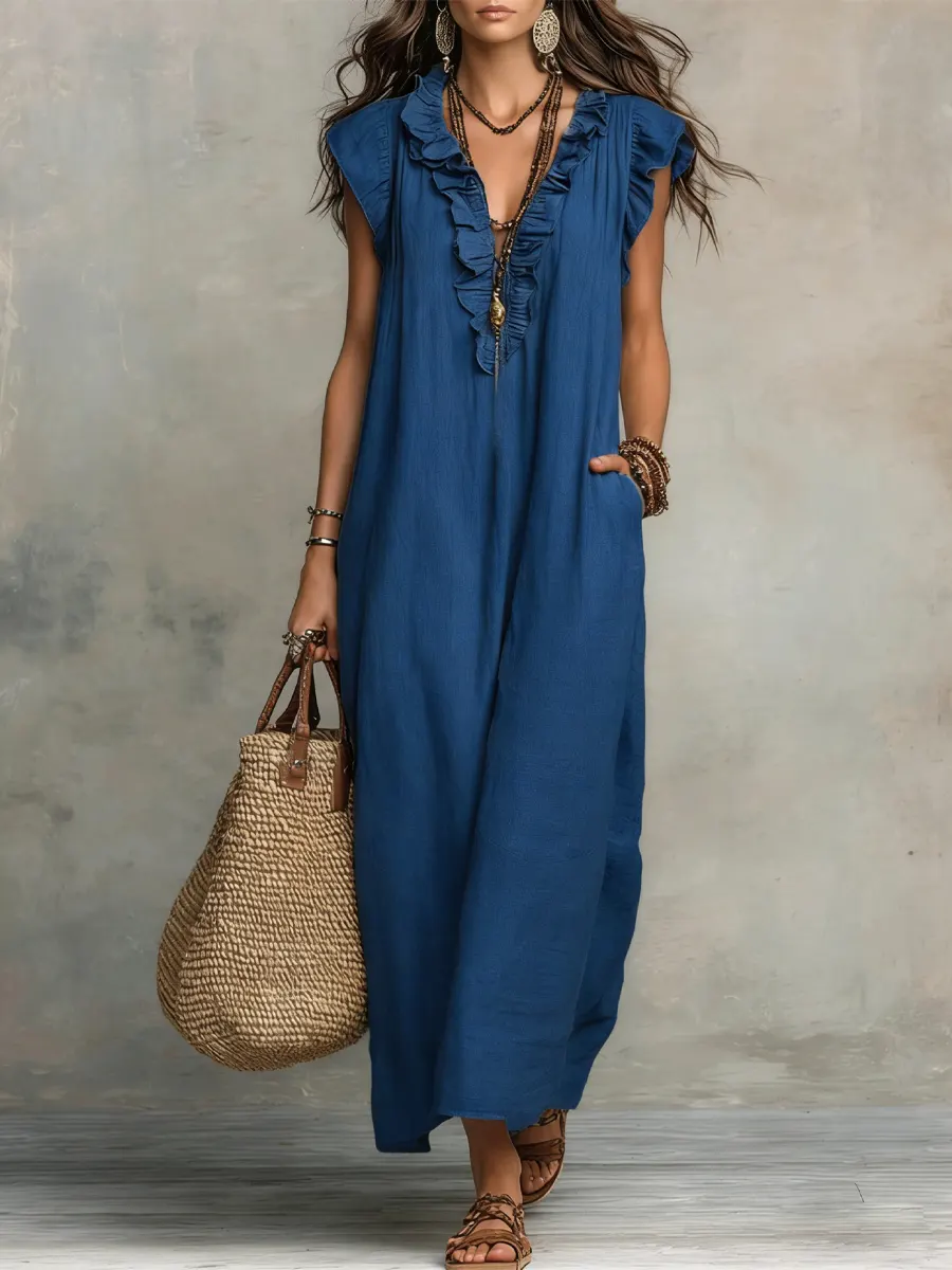 Camelia™ | Vestido largo bohemio