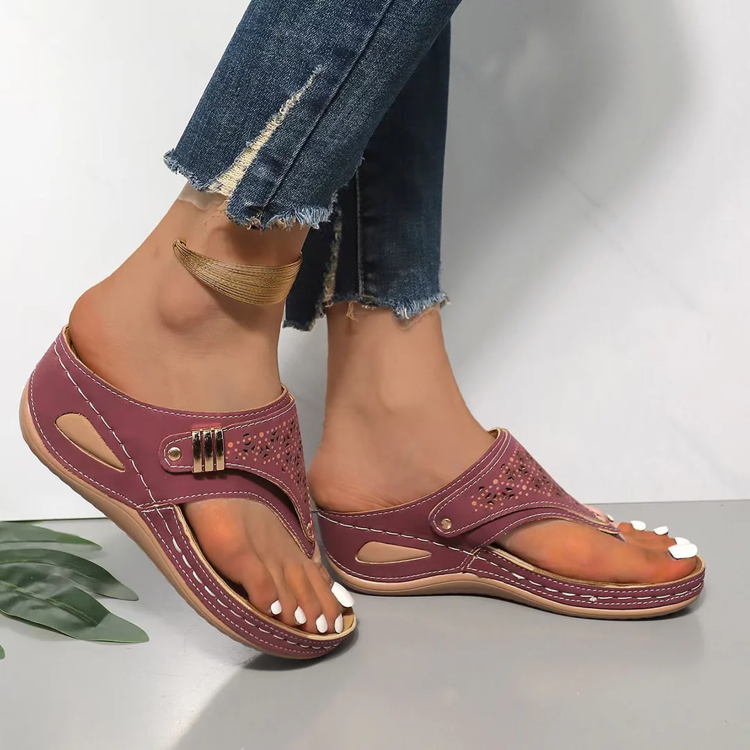 Aitana |  Sandalias con cuña comodidad y sujeción