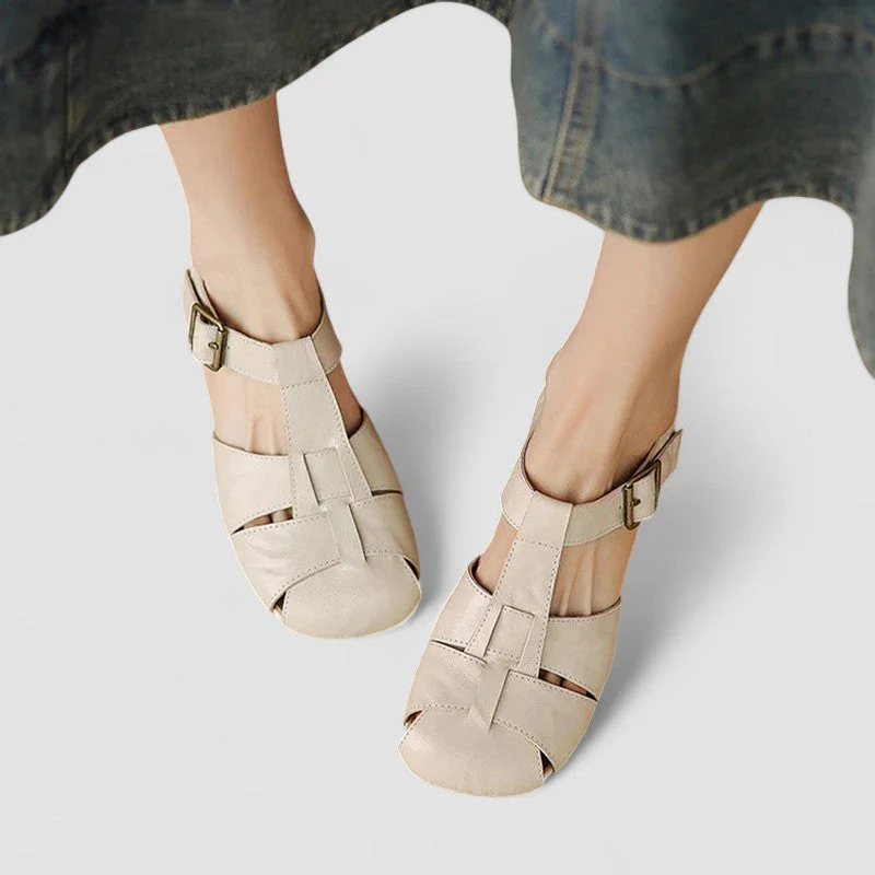 Amelia™ | Zapatos ortopédicos Mary Jane en cuero auténtico
