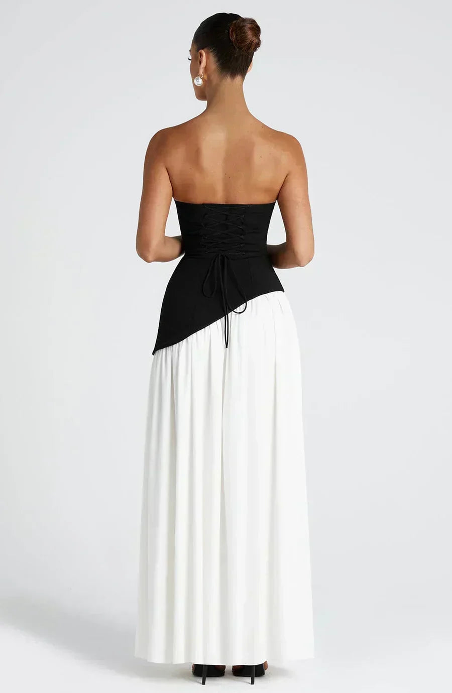 Rut | Vestido de Noche Palabra de Honor con Abertura