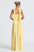 Rut | Vestido de Noche Palabra de Honor con Abertura