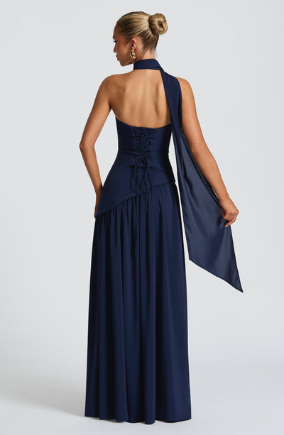 Rut | Vestido de Noche Palabra de Honor con Abertura