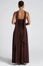 Rut | Vestido de Noche Palabra de Honor con Abertura