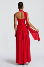 Rut | Vestido de Noche Palabra de Honor con Abertura