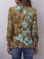 Susana™ | Chaqueta Boho Vintage Floral con Degradado y Volantes