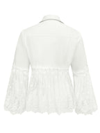 Inés™ | Chaqueta con Paneles de Encaje