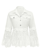 Inés™ | Chaqueta con Paneles de Encaje